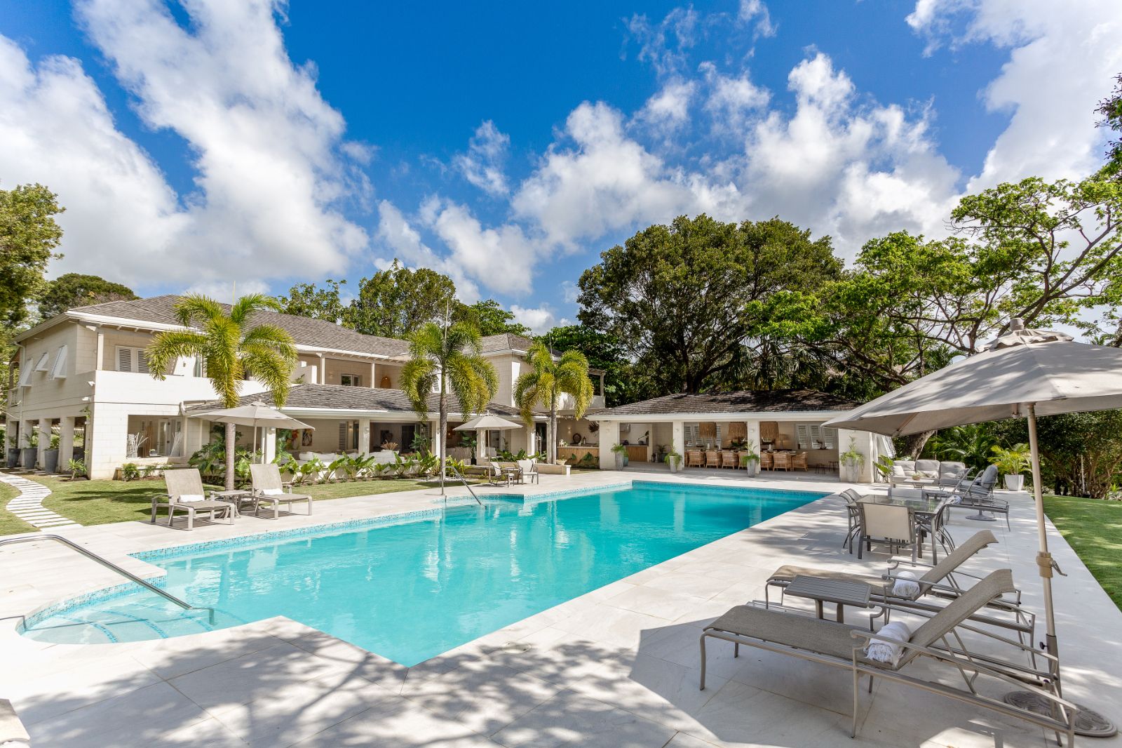 Exterior of Villa Aama in Barbados