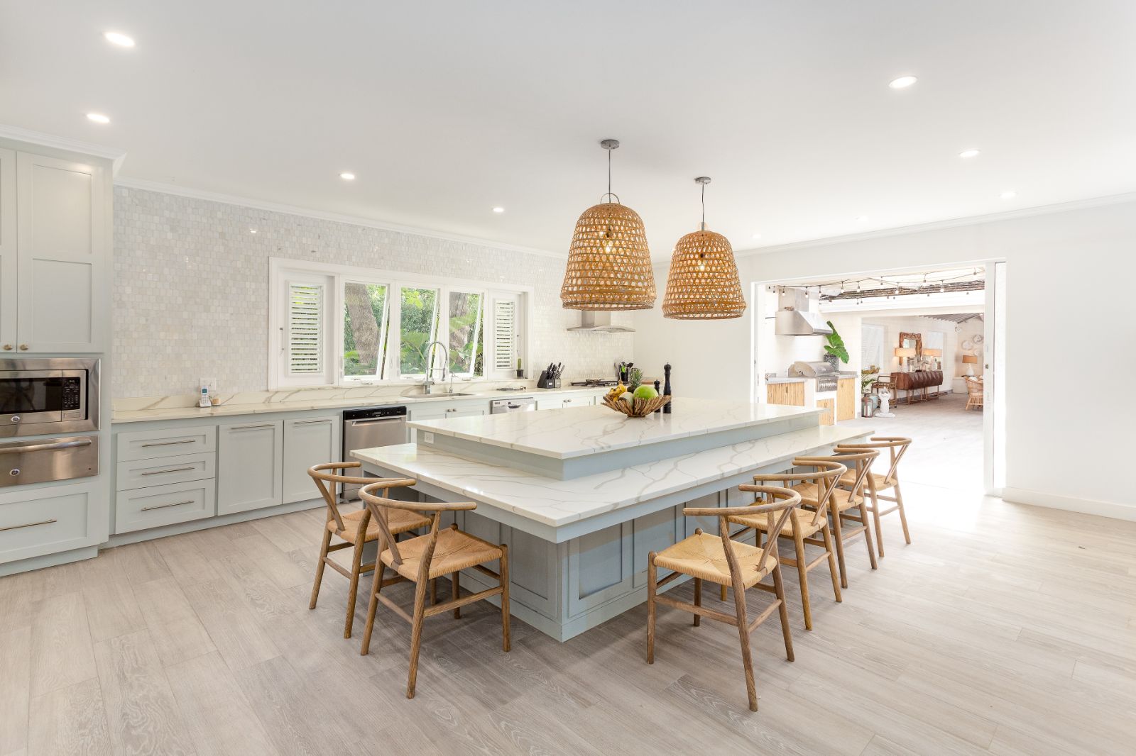 Kitchen at Villa Aama in Barbados
