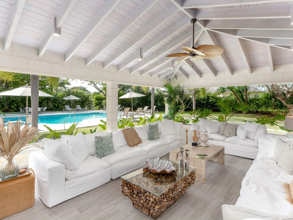 Outdoor Living at Villa Aama in Barbados
