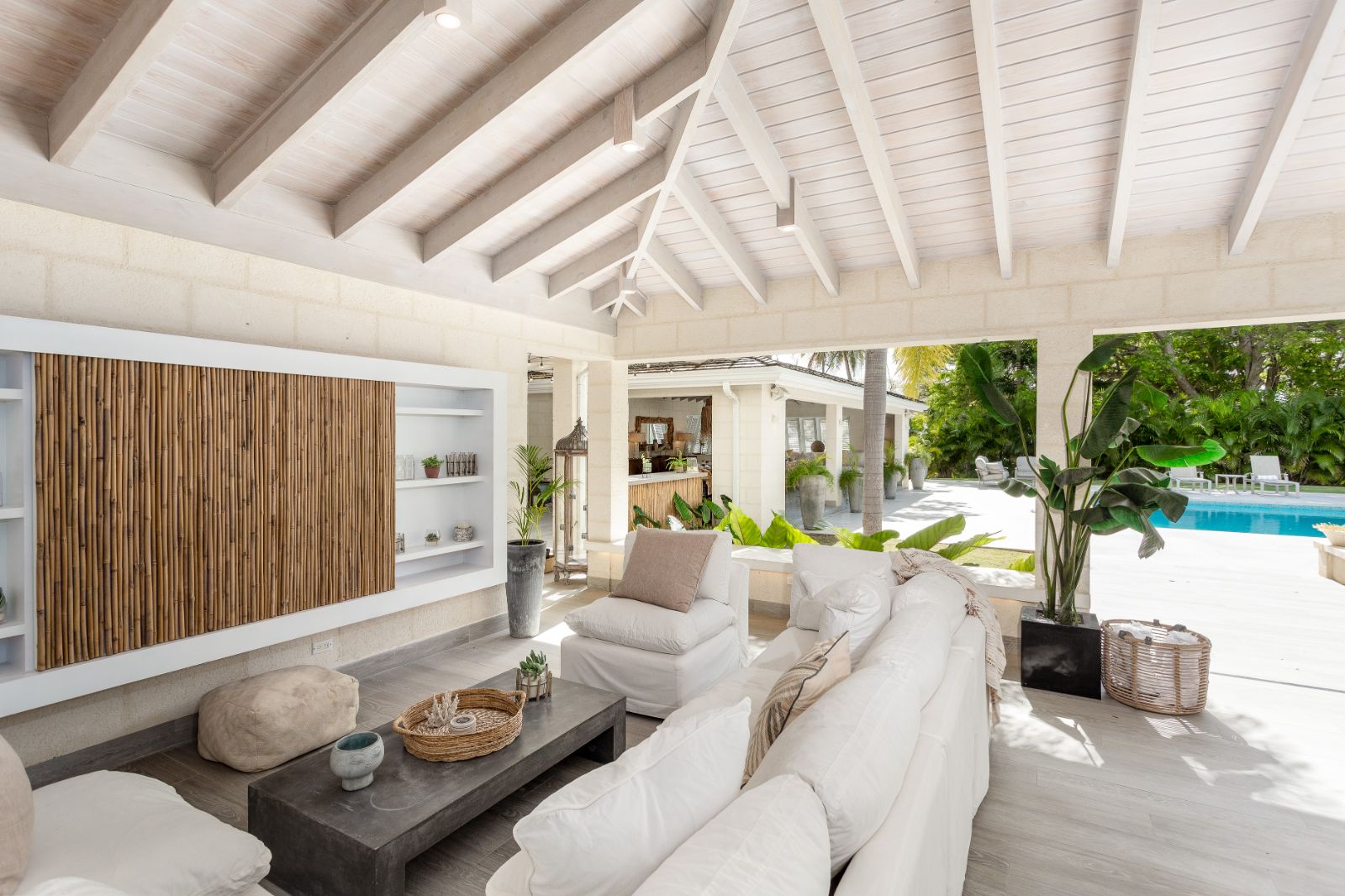 Outdoor Seating at Villa Aama in Barbados