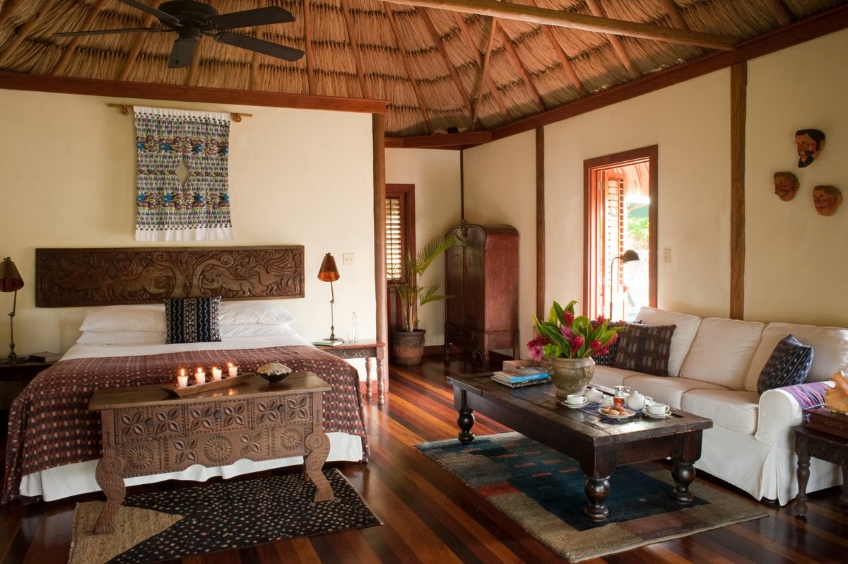 Bedroom at Blancaneaux Lodge in Belize