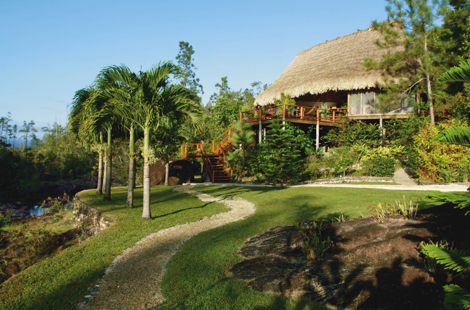 Exterior at Blancaneaux Lodge in Belize
