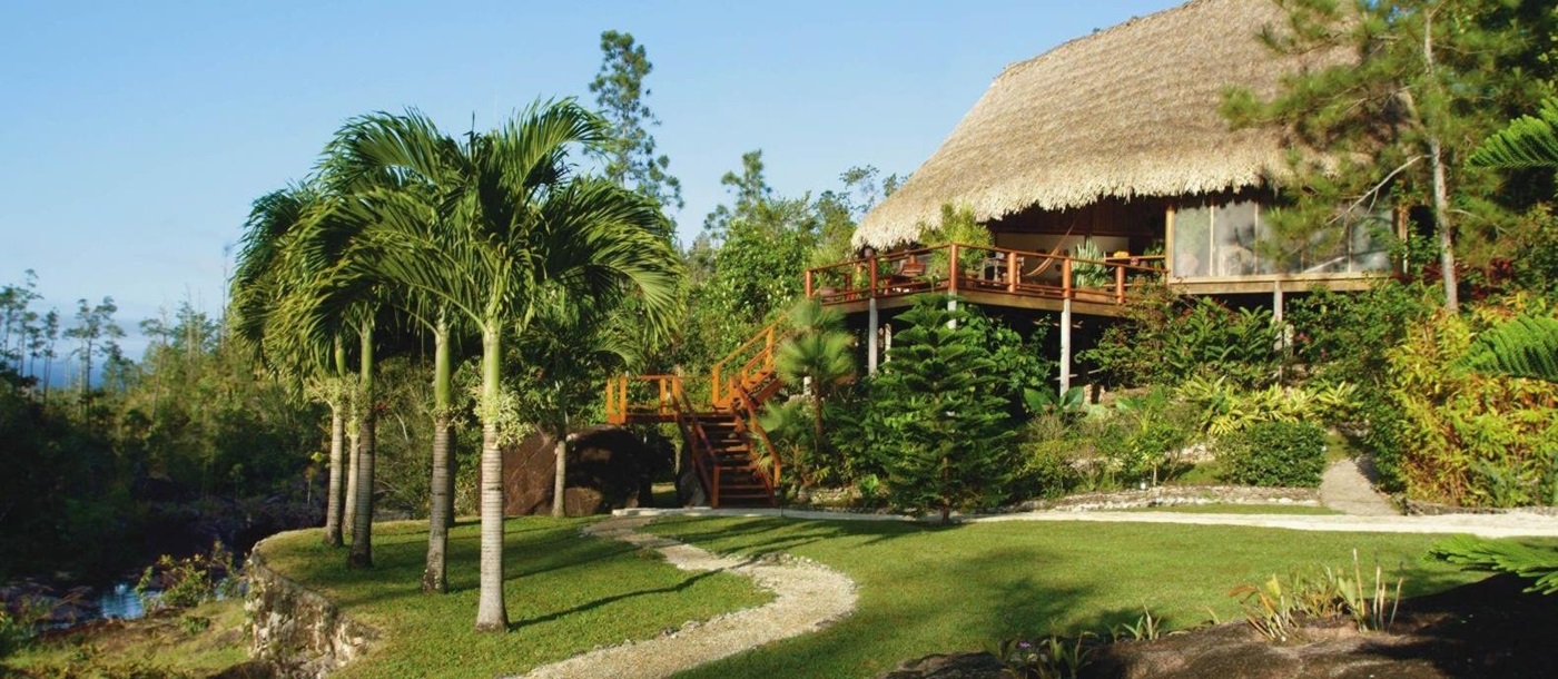 Exterior at Blancaneaux Lodge in Belize