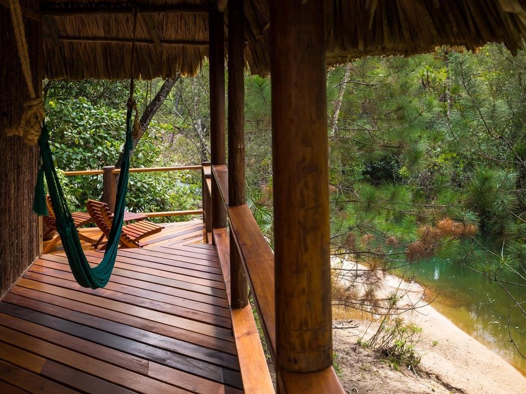 Hammock at Blancaneaux Lodge in Belize
