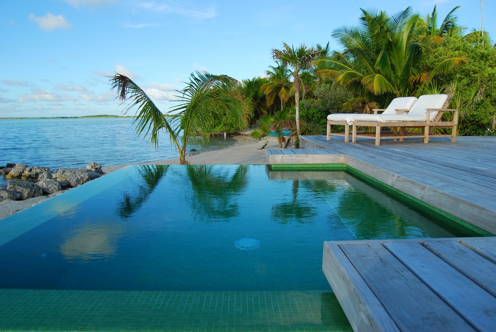 Pool at Cayo Espanto in Belize