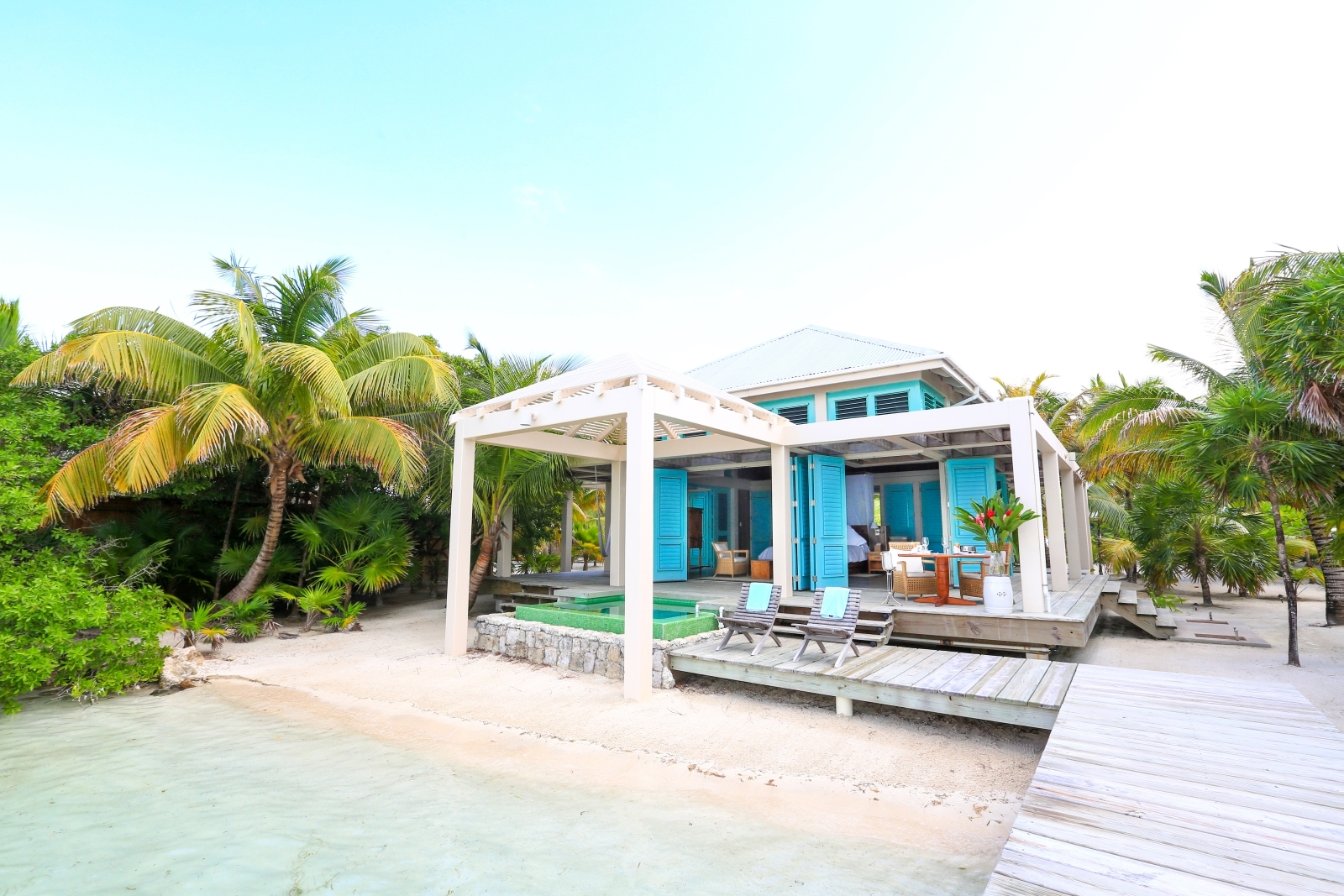 Villa at Cayo Espanto in Belize