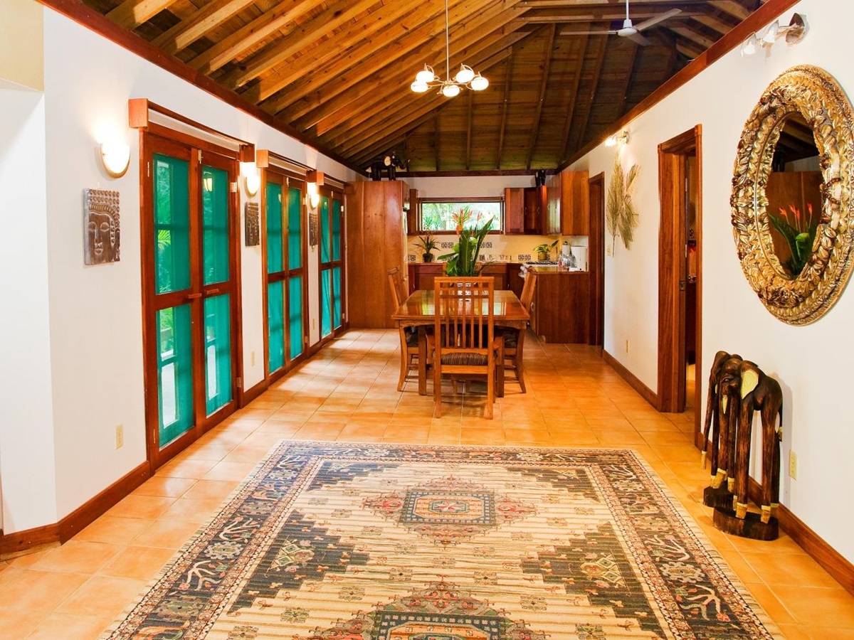 Interior at The Lodge at Chaa Creek in Belize