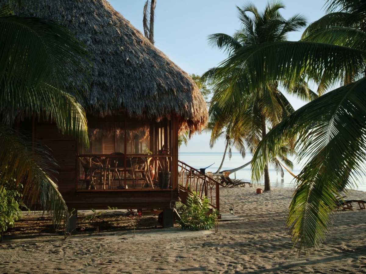 Beach at Turtle Inn in Belize