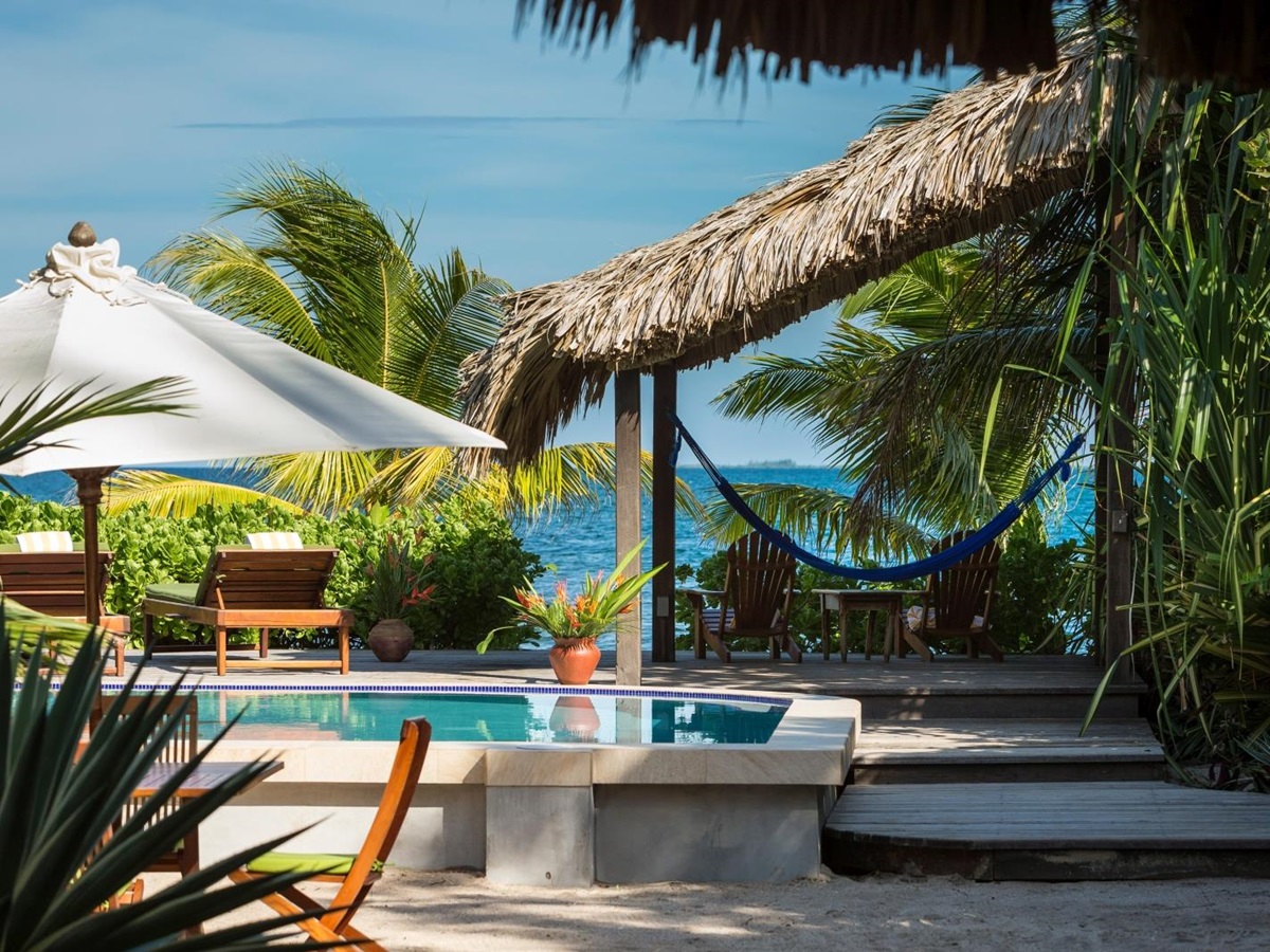 Pool at Turtle Inn in Belize