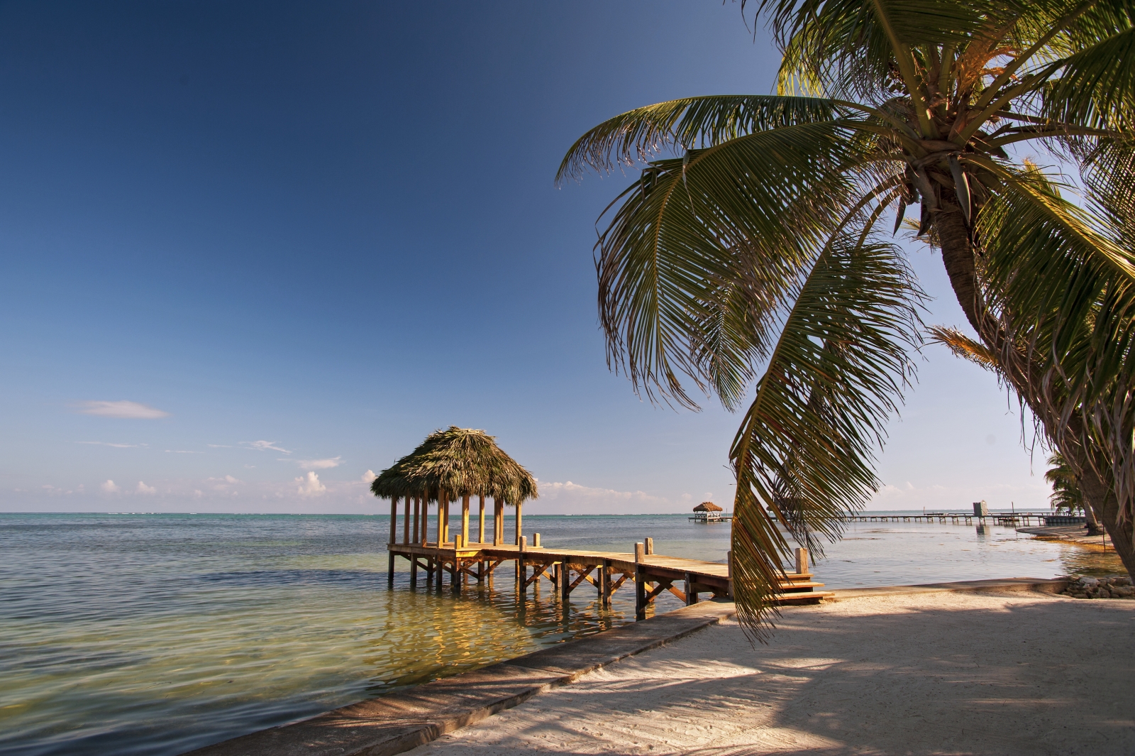 Beach at Victoria House in Belize