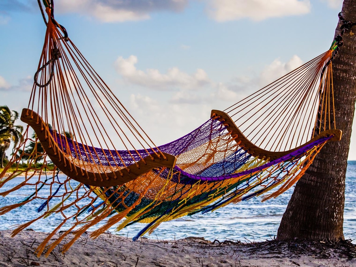 Hammock on the beach, Belize