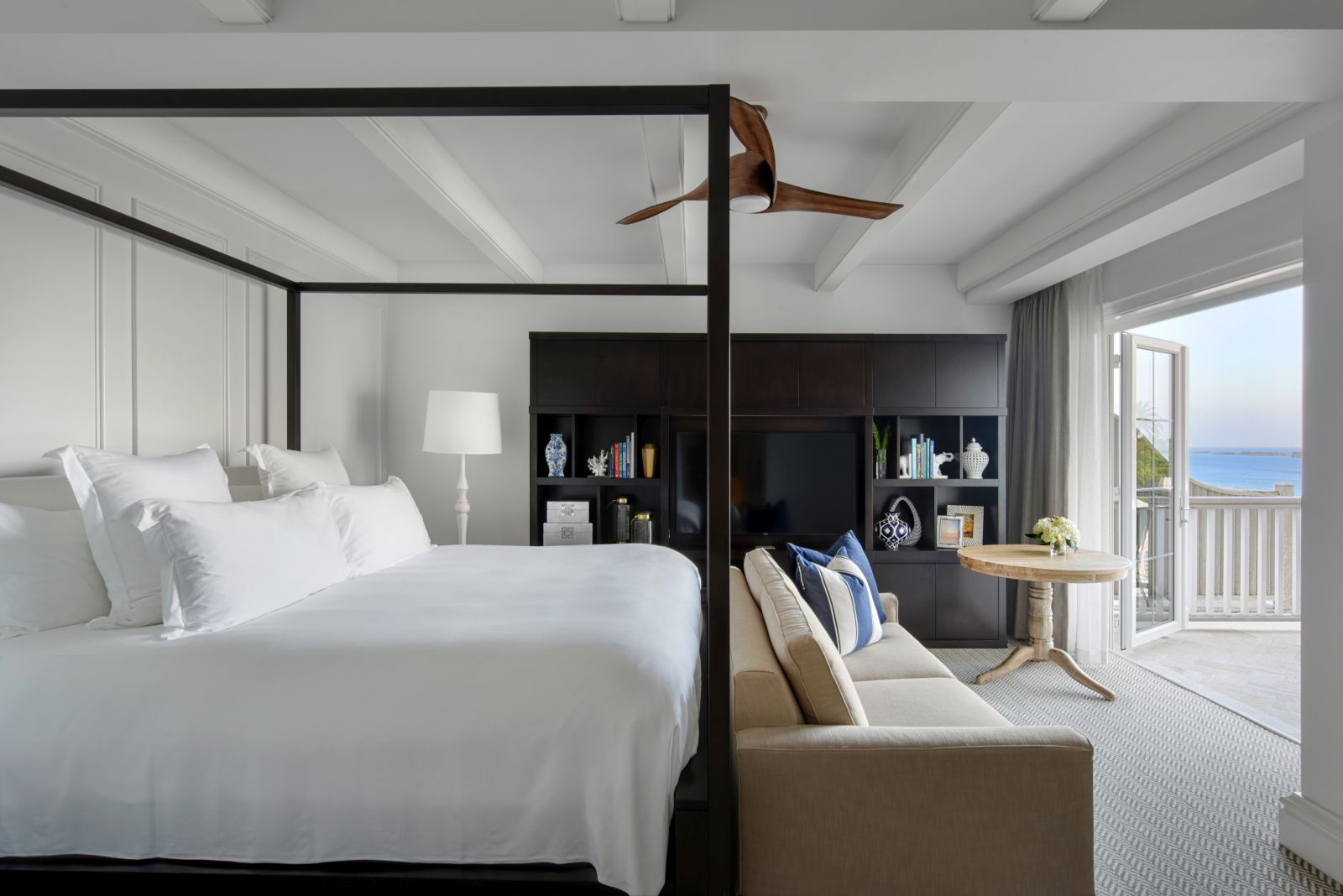 Harbour view room at the Rosewood Bermuda