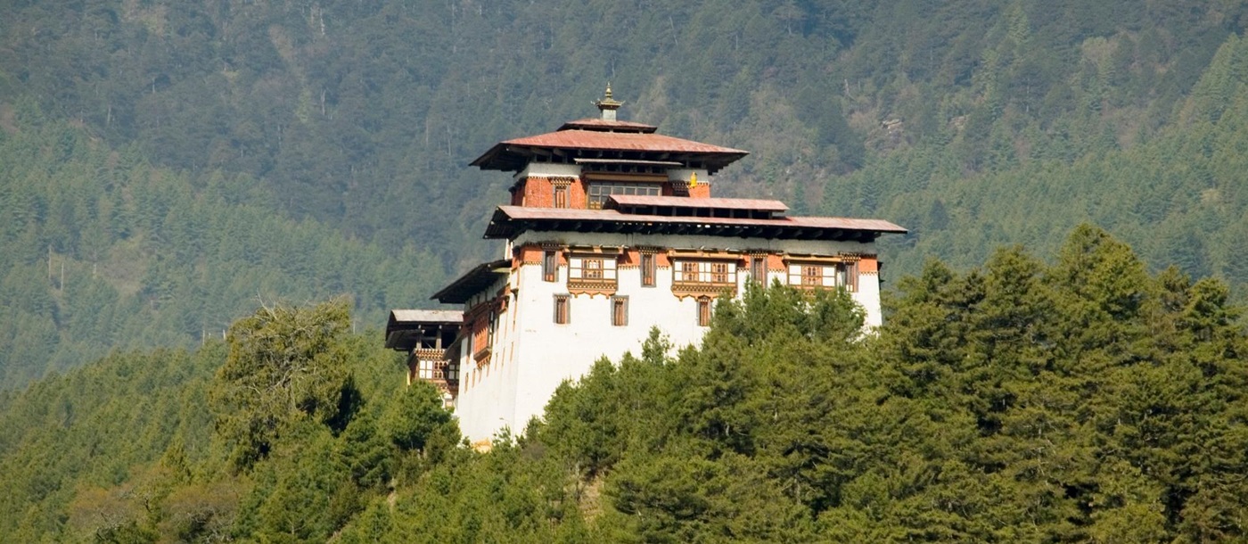 Jakar Dzong near Amankora Bumthang, Bhutan
