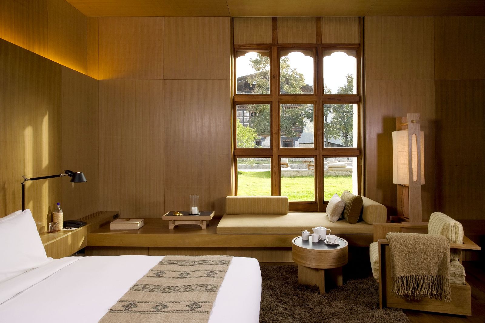 A suite at the Amankora Bumthang lodge in Bhutan