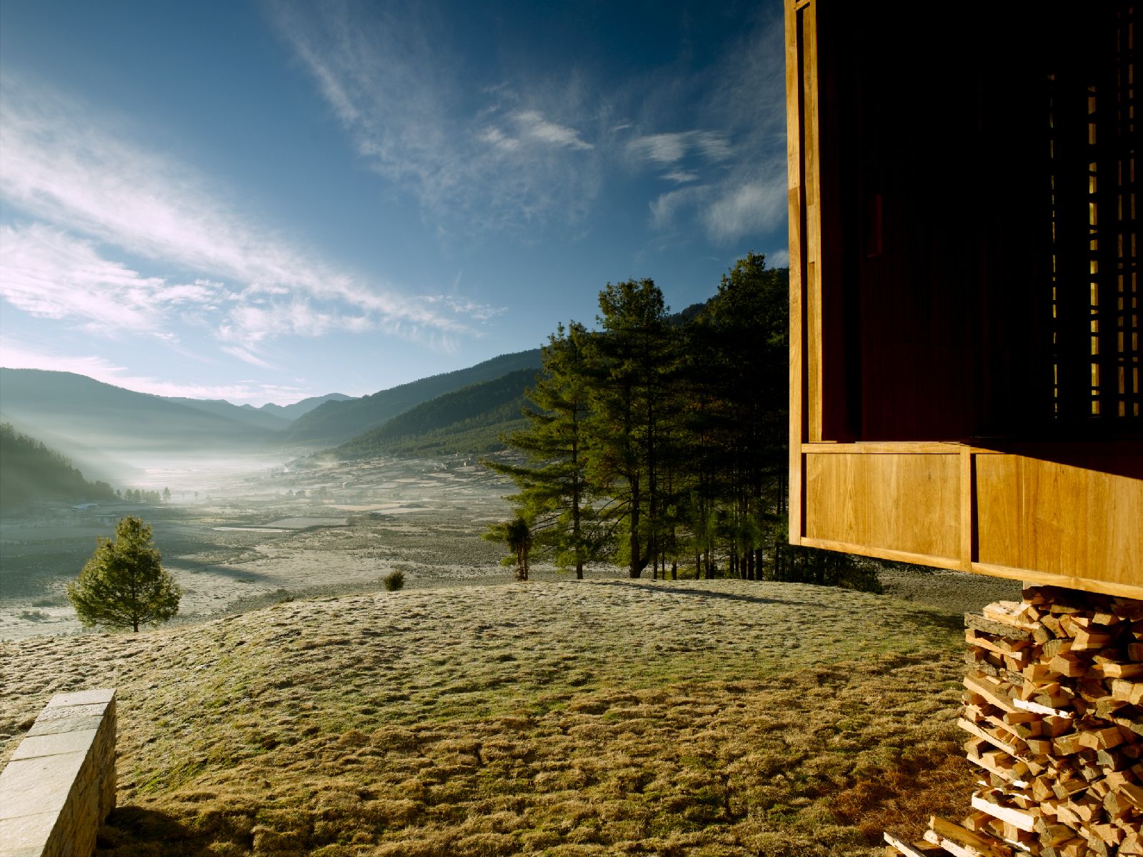 Innovative architecture and valley views at the Amankora Gangtey in Bhutan