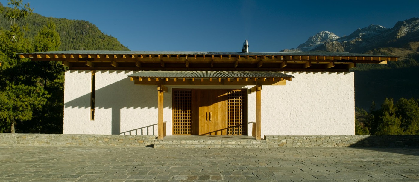 Entrance of Amankora Paro, Bhutan