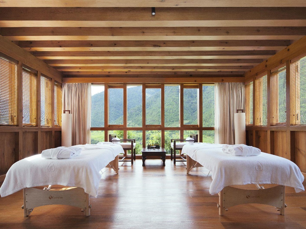 The spa at the COMO Uma Punakha in Bhutan