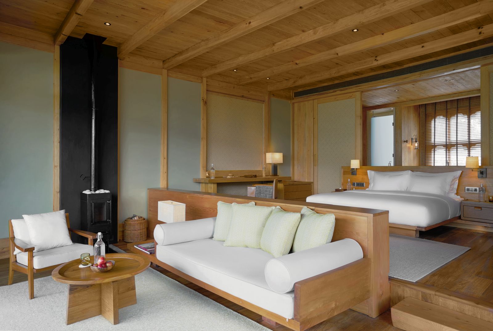 Living area for the Lodge Suite Bedroom