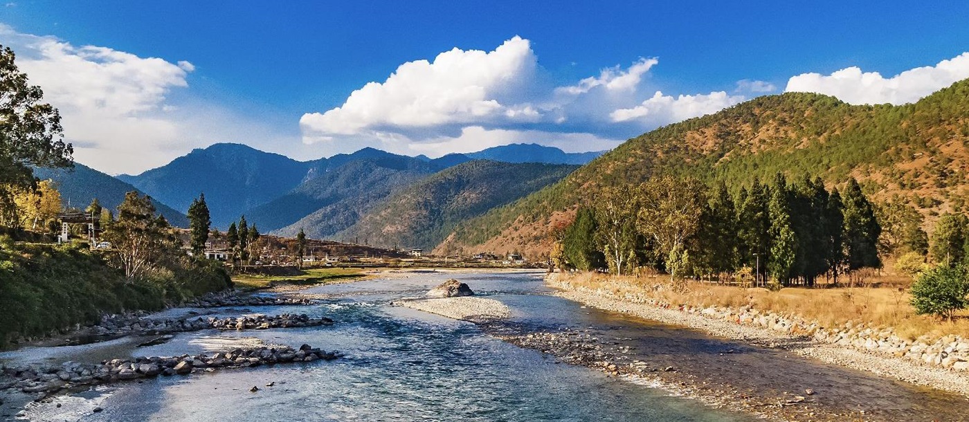 The Moh Chu river in Bhutan