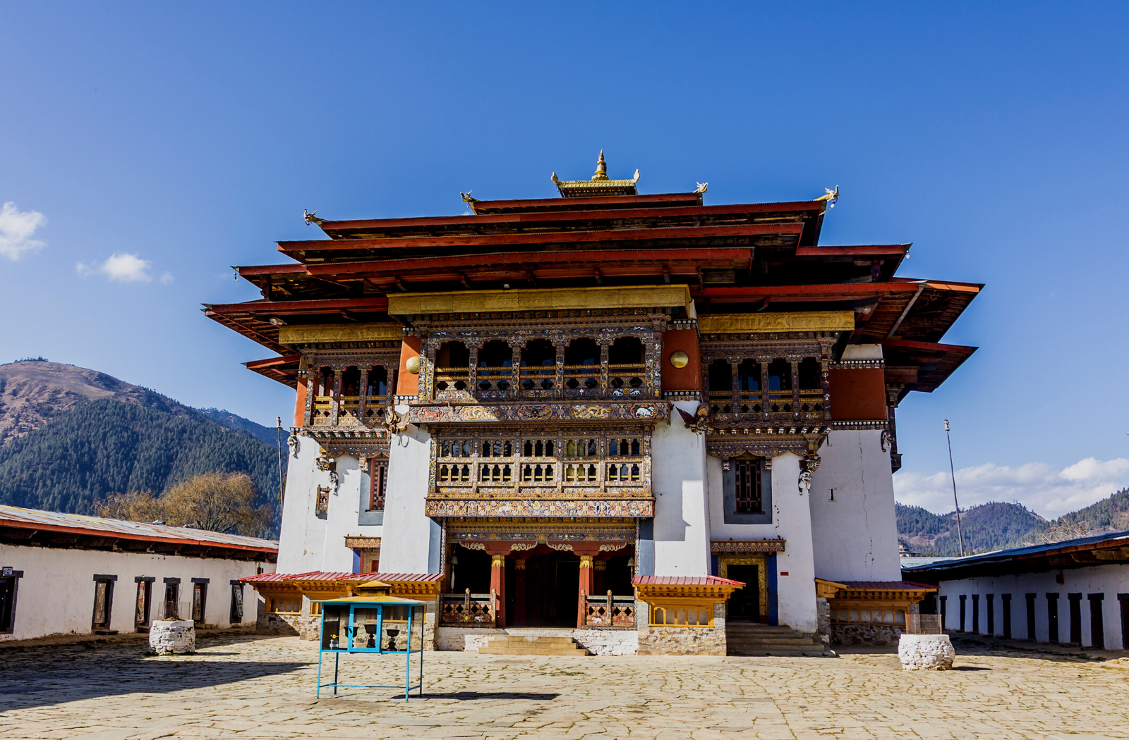 Gangtey Monastery in Bhutan