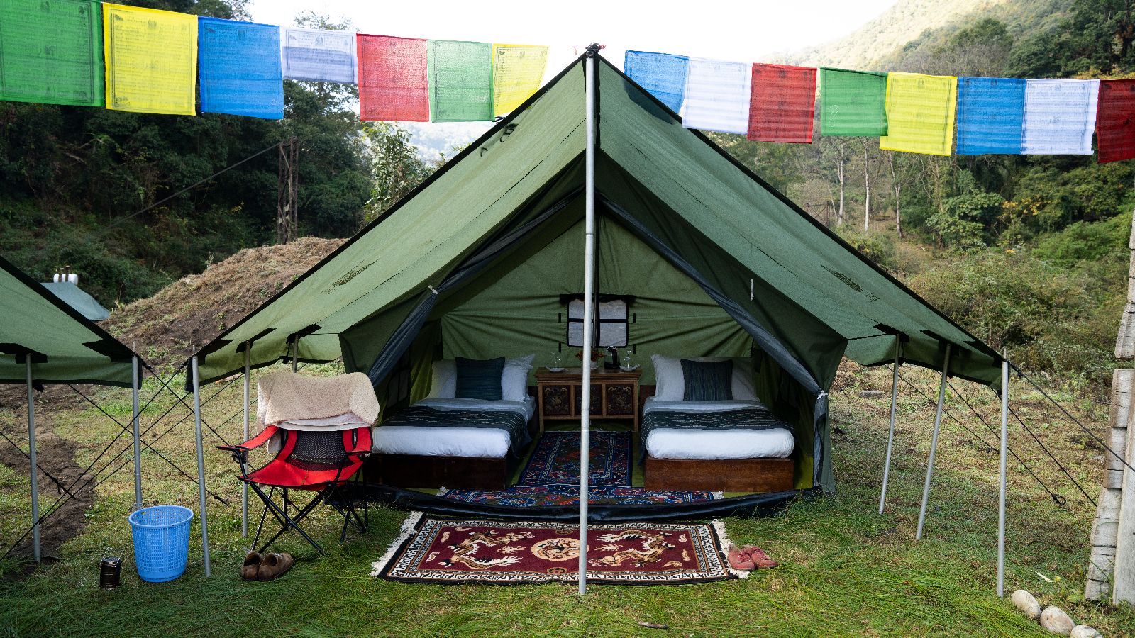 Signature camping on the Trans-Bhutan Trail