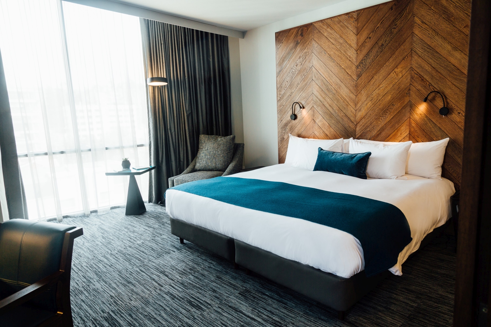 Bedroom at ATIX hotel in Bolivia