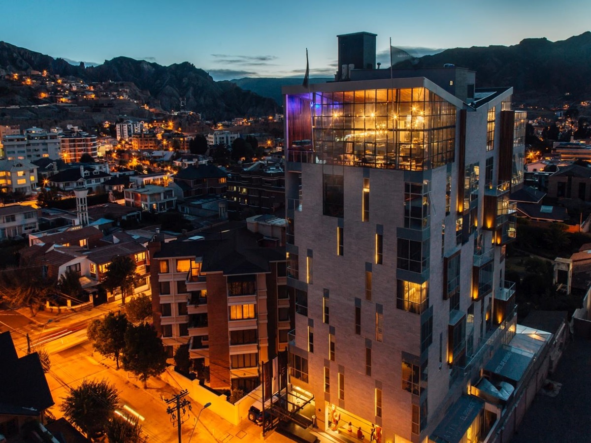 View at ATIX hotel in Bolivia