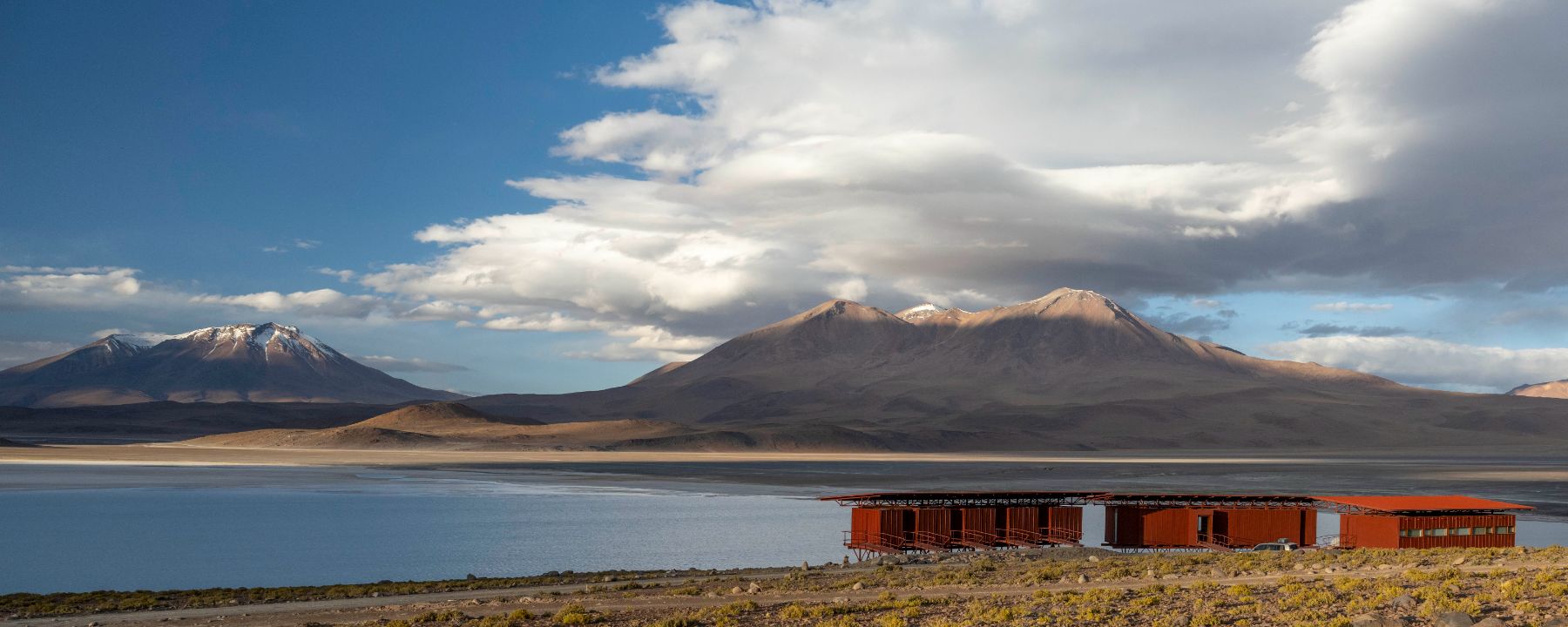 Exterior of Explora's Ramaditas Mountain Lodge in the Bolivian Altiplano