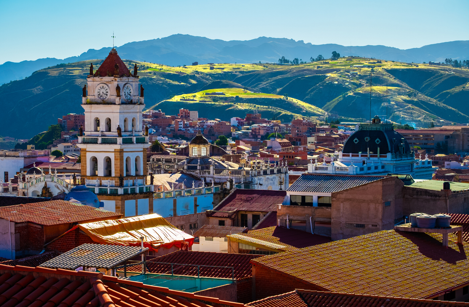 View over Sucre Town, Bolivia