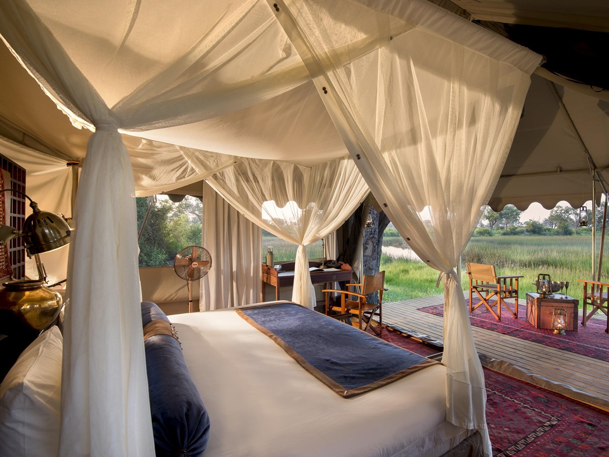 A bedroom at the Duba Expedition Camp