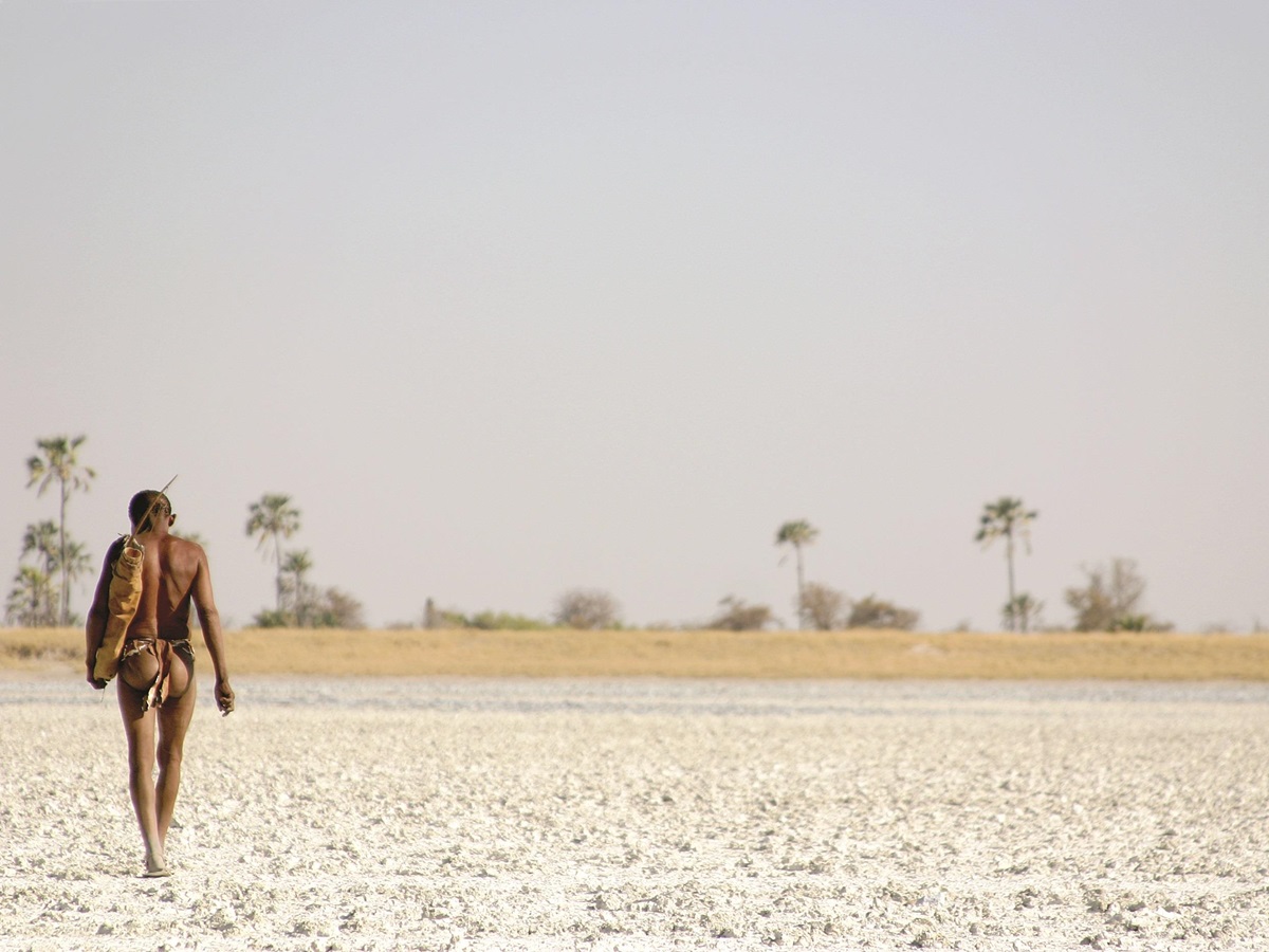 A bushman at San Camp