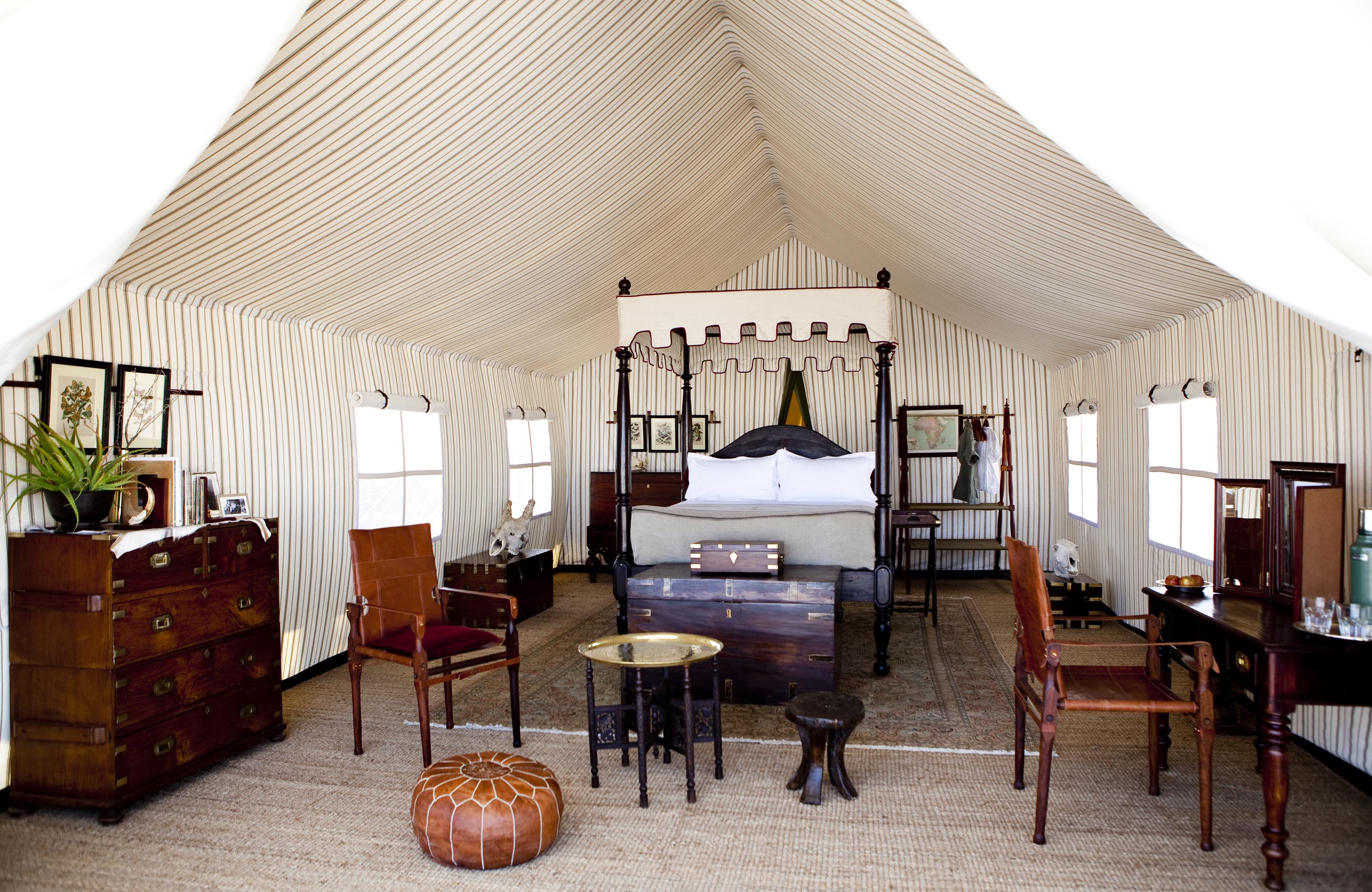Double tent at San Camp