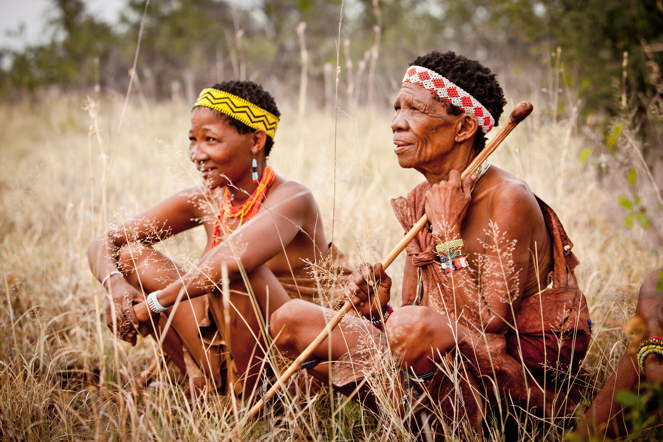Bushmen at San Camp