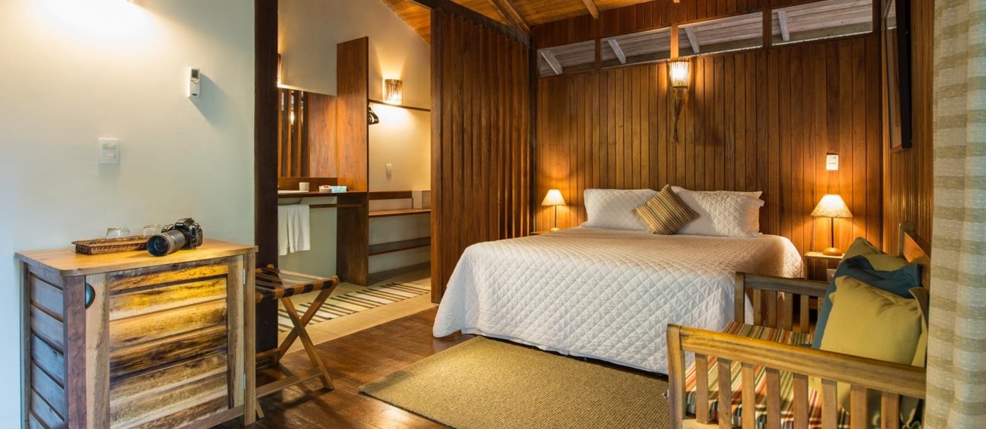 Bedroom at Anavilhanas Lodge in Brazil