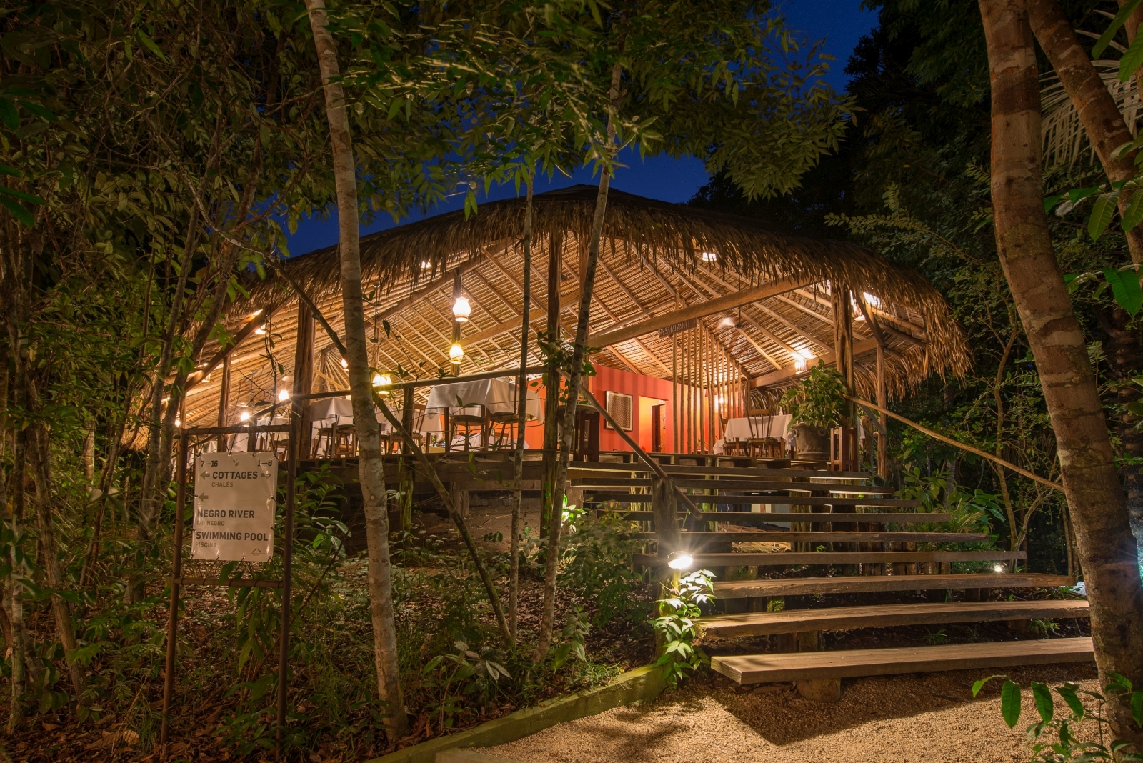 Exterior at Anavilhanas Lodge in Brazil