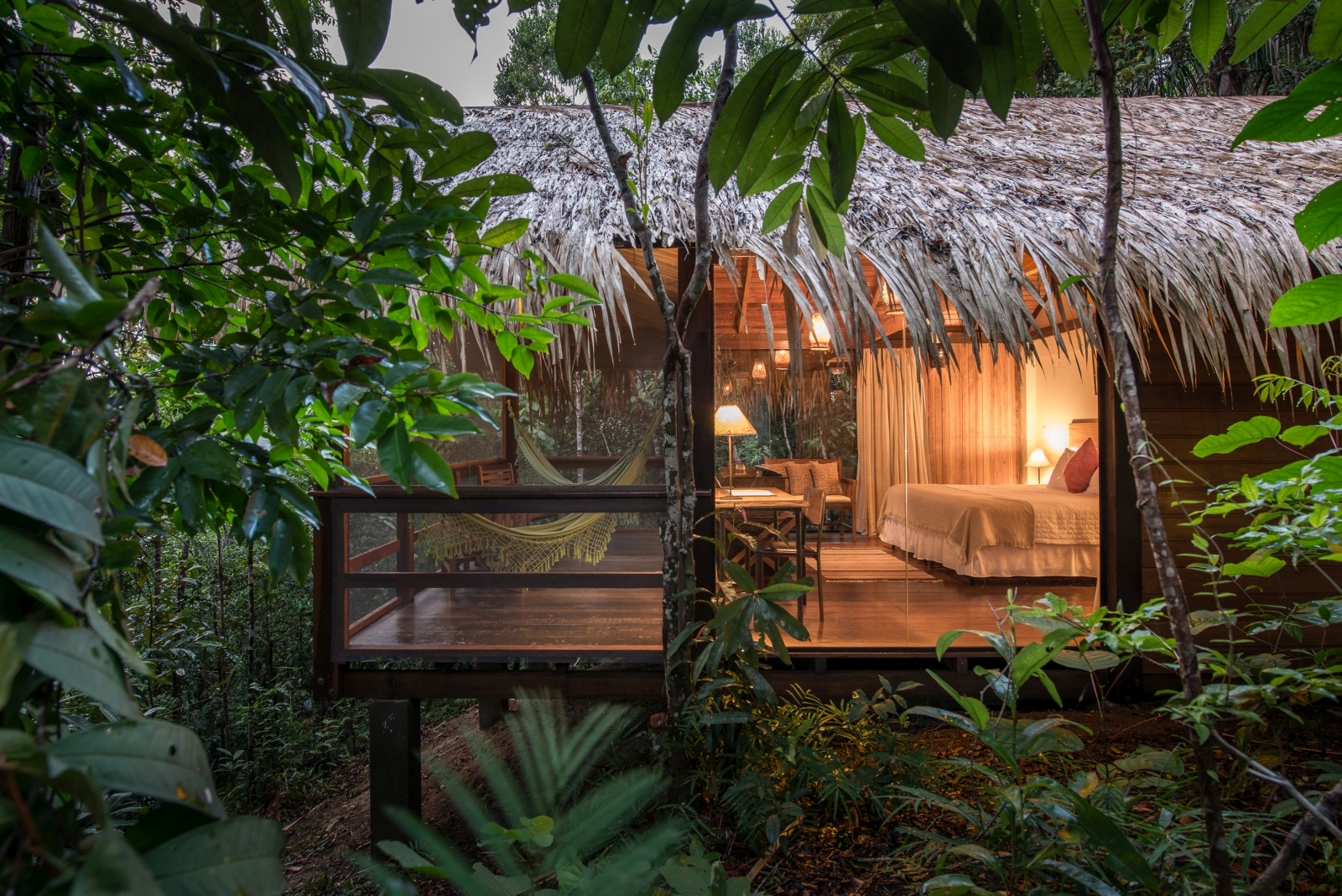 Exterior at Anavilhanas Lodge in Brazil