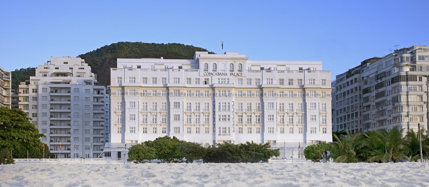 Facade at Belmond Copacabana Palace in Brazil