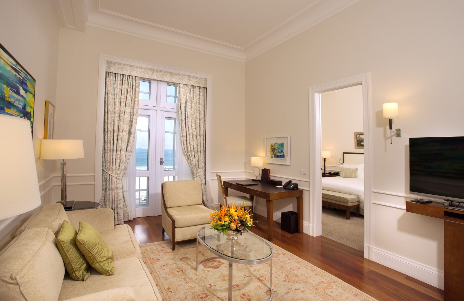 Lounge at Belmond Copacabana Palace in Brazil