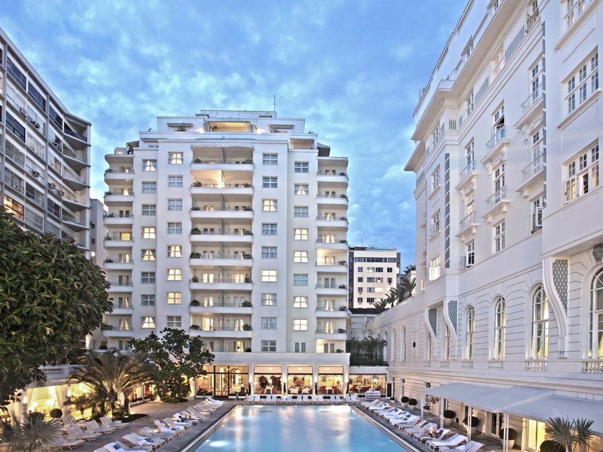 Pool at Belmond Copacabana Palace in Brazil