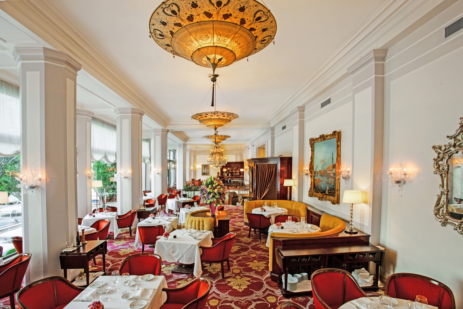 Restaurant at Belmond Copacabana Palace in Brazil