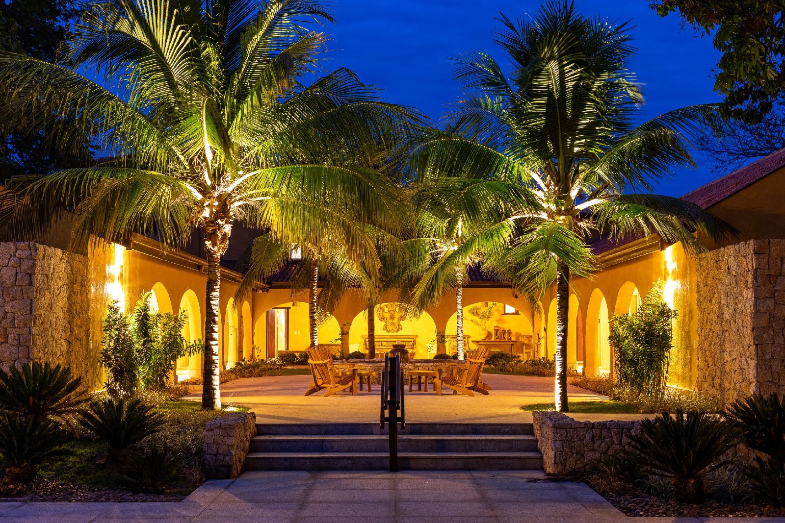 Casa Caiman by night in the Pantanal Brazil