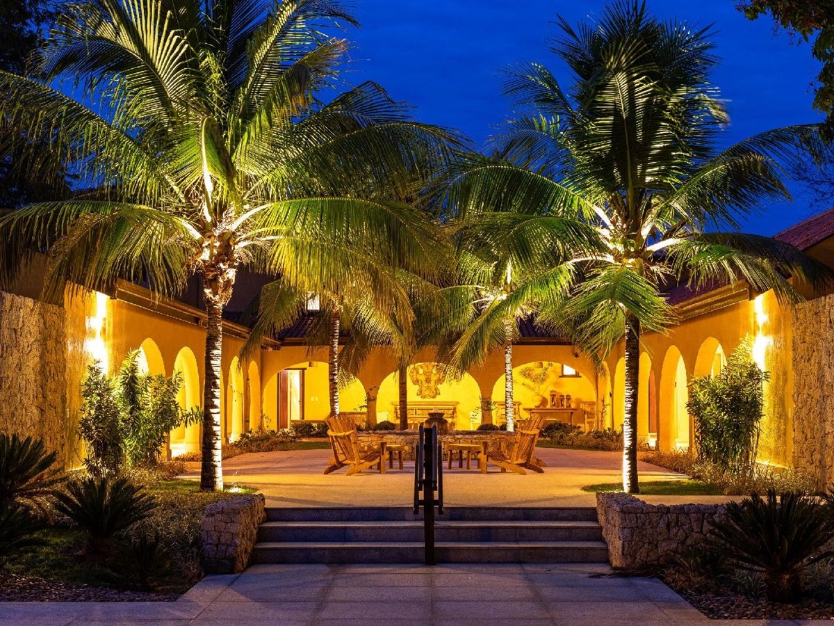 Casa Caiman by night in the Pantanal Brazil