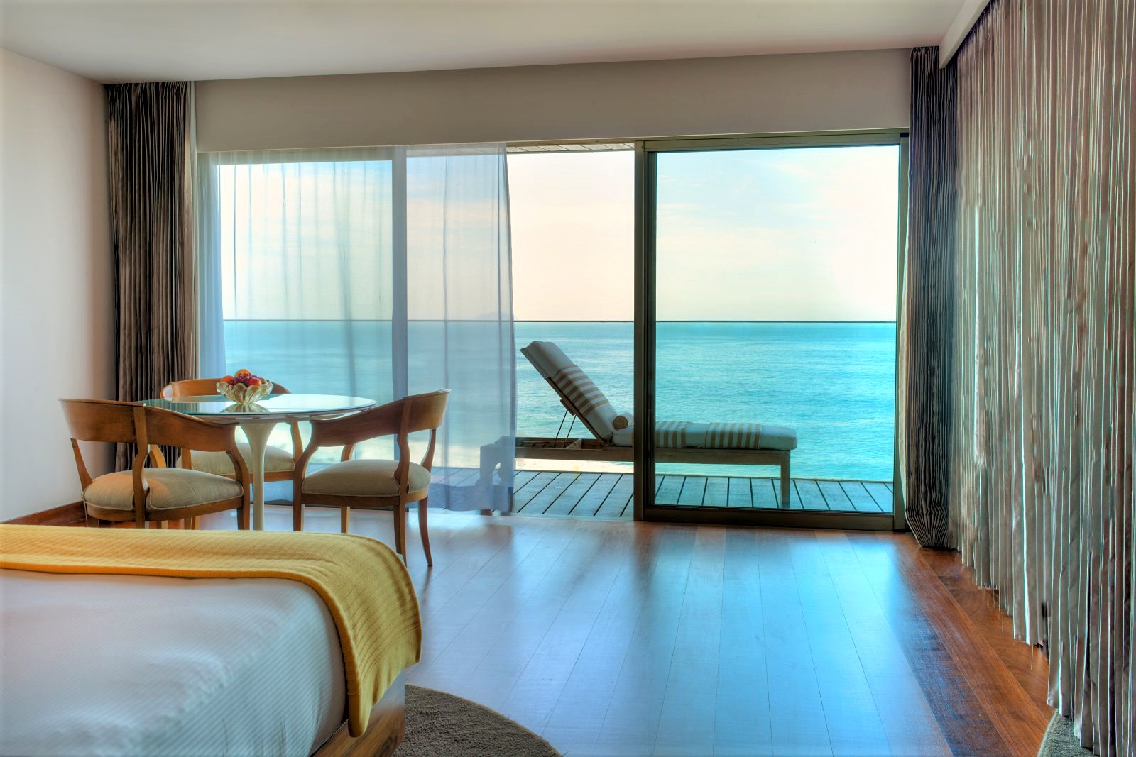 Ocean front suite at Fasano Rio de Janeiro on Ipanema Beach in Brazil
