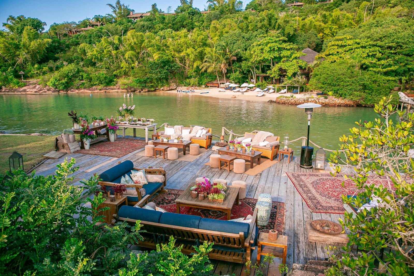 Events and celebration island at Ponta Dos Ganchos Excusive Resort in Brazil