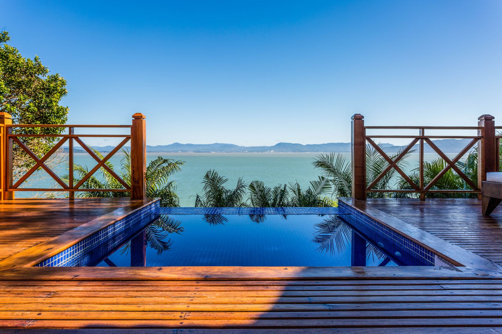 DaVilla suite plunge pool with ocean view at Ponta Dos Ganchos Excusive Resort in Brazil