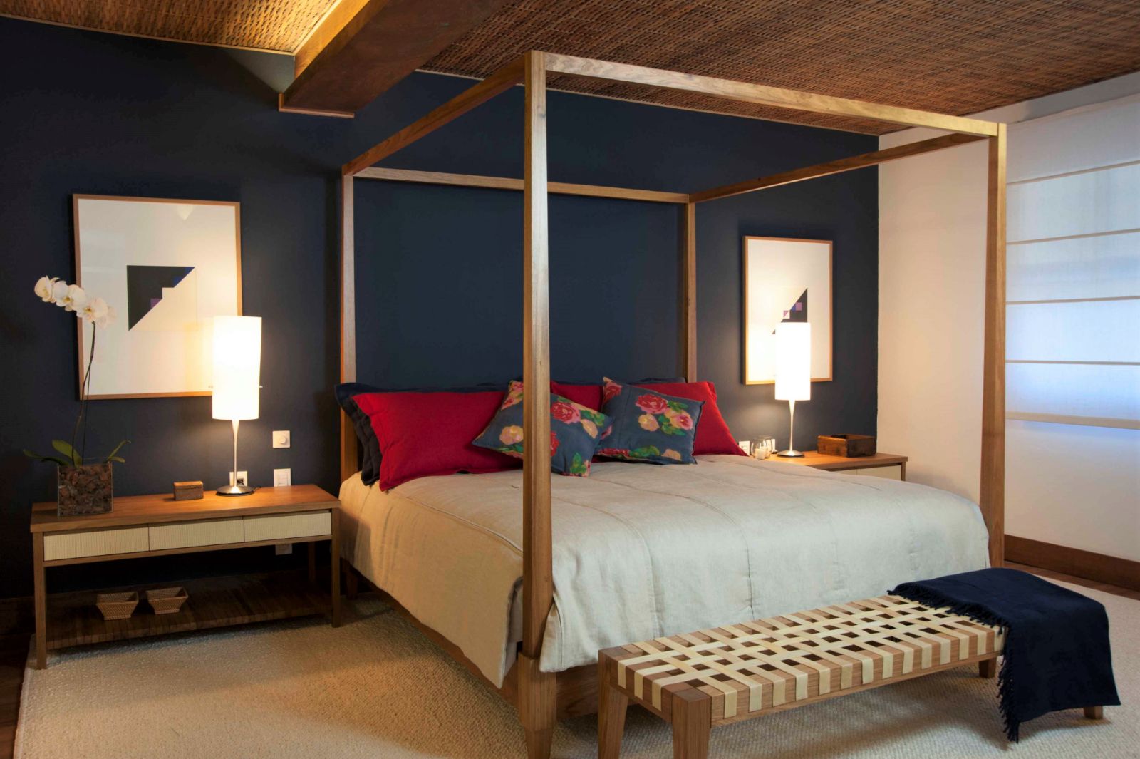 Master guest suite at Pousada Literaria in Paraty in Brazil
