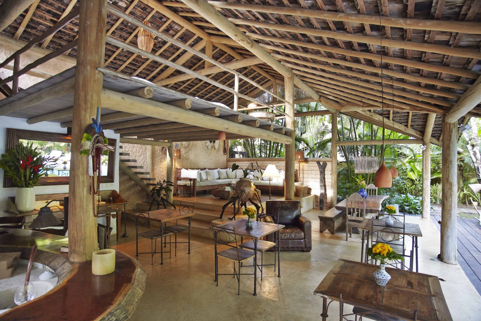 Dining at Uxua in Brazil