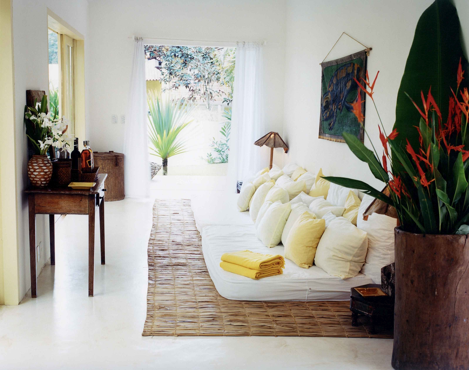 Lounge at Uxua in Brazil