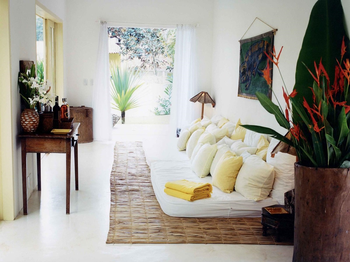Lounge at Uxua in Brazil