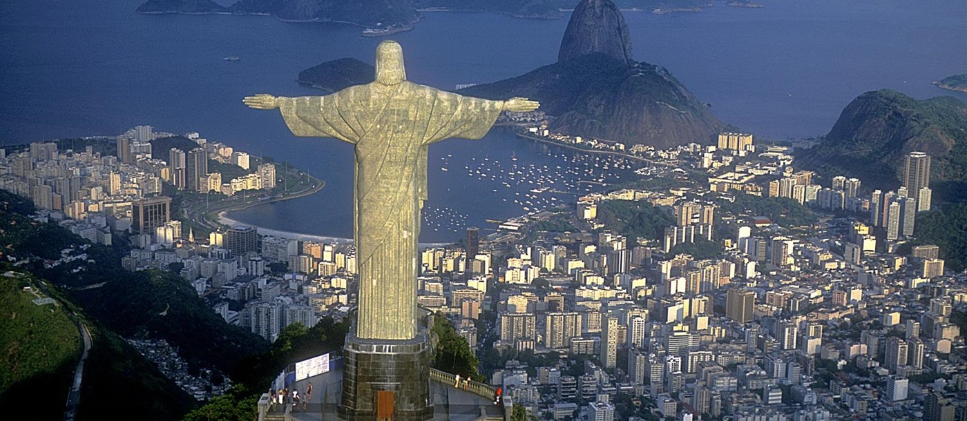 Aerial of Rio de Janeiro, Brazil